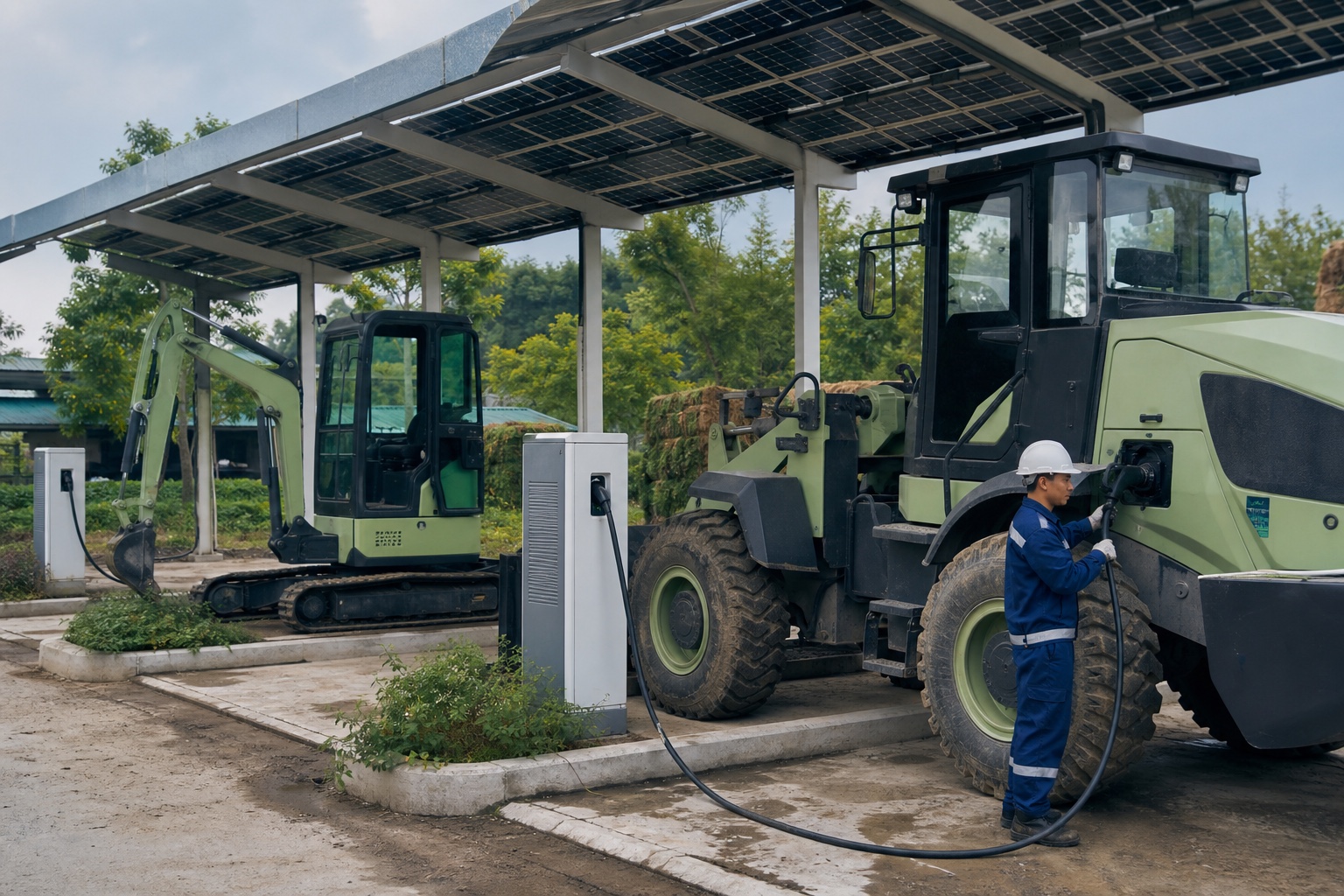 Trạm sạc Hybrid HTX Khai Quang
