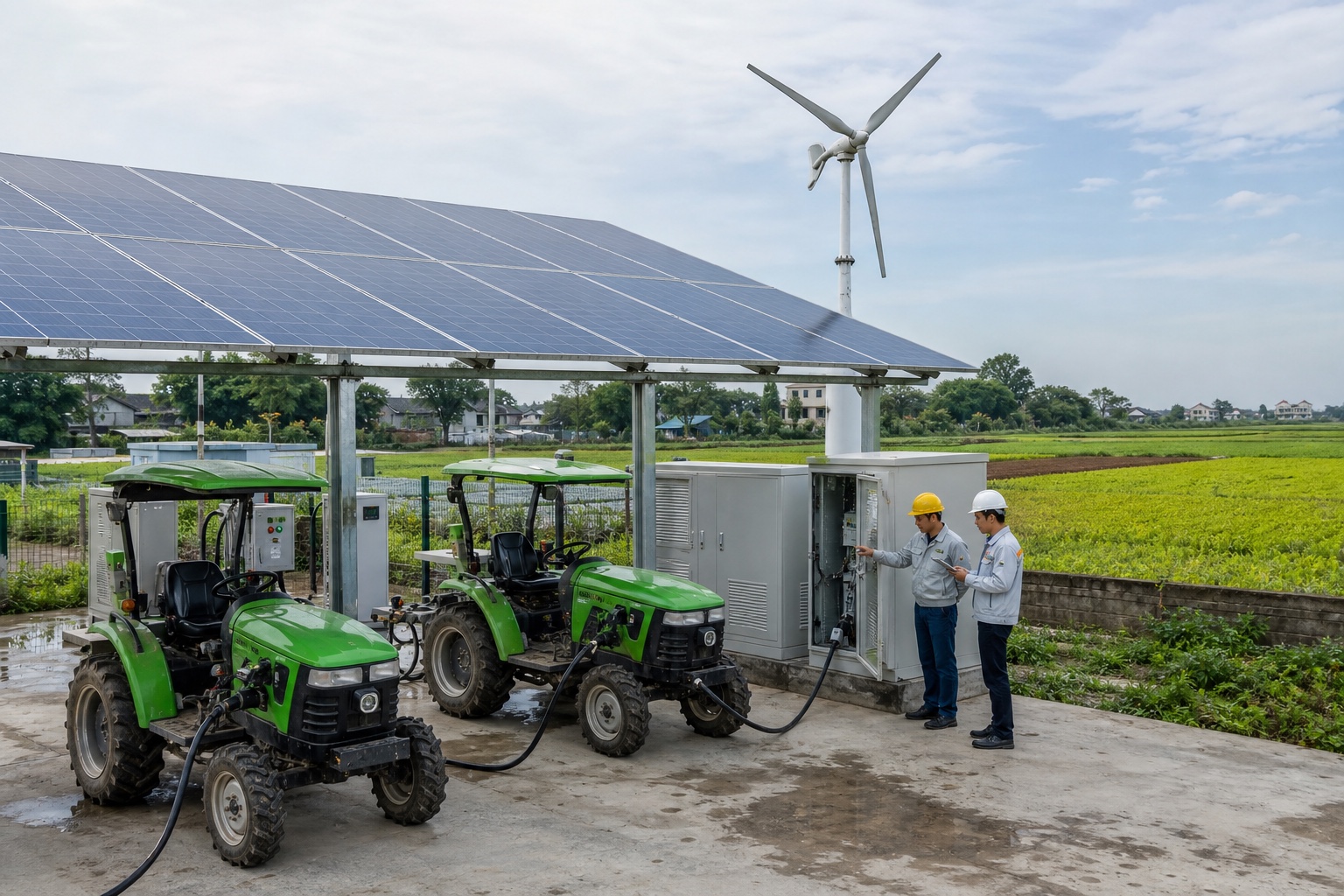 Trạm sạc Hybrid Phú Cường